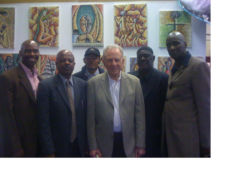 Jim Chapman (white) in the center; Danny Franklin, the tall gentleman on the far right of the photo.